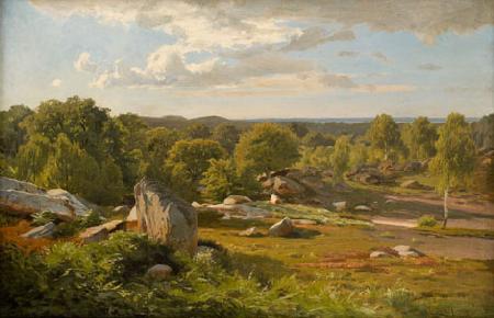 Eugen Ducker Rugen landscape oil painting image